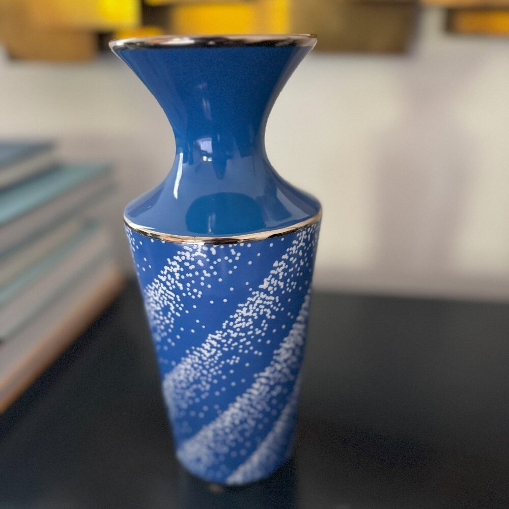 Jonathan Adler Royal Blue Vase